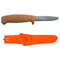 MORAKNIV FLOATING Serrated Edge Cork Outdoor Fixed Blade Knife & Sheath 13131 Sweden