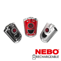 New NEBO 89528 MYCRO 400 Lumen LED Flashlight Keychain Torch 6 Mode Rechargable