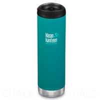 KLEAN KANTEEN TKWIDE INSULATED 20OZ 592ML EMERALD BAY W/ CAFE CAP