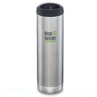 KLEAN KANTEEN TKWIDE INSULATED 20oz 592ml STAINLESS W/ Cafe Cap