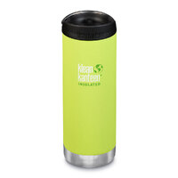 KLEAN KANTEEN TKWIDE INSULATED 16oz 473ml LIME JUICY PEAR W/ Cafe Cap