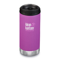 KLEAN KANTEEN TKWIDE INSULATED 12oz 355ml BERRY BRIGHT W/ Cafe Cap