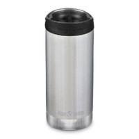 Klean Kanteen TKWide 12oz 355ml Insulated Brushed Stainless W/ Cafe Cap Bottle