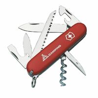 Victorinox Camper Red Swiss Army Pocket Knife Tool , 13 Functions