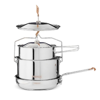 New PRIMUS WP738001 Stainless steel Large Campfire Cookset