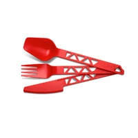 Primus Lightweight Trail Cutlery Set - Red WP740590