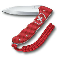 VICTORINOX SWISS ARMY Knife HUNTER PRO Alox RED Pocket Knife Clip & Lanyard 35249