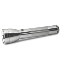 NEW MAGLITE 2D Cell ML300L SILVER LED Flashlight Made in USA