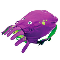 New TRUNKI PaddlePak Waterproof Medium Swim Backpack - INKY PURPLE Octopus 