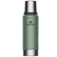 STANLEY CLASSIC VACUUM INSULATED 25OZ 750ML GREEN FLASK THERMOS BOTTLE