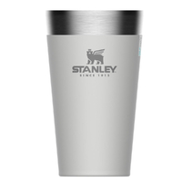 STANLEY ADVENTURE VACUUM INSULATED 470ML 16OZ WHITE STACKING BEER PINT