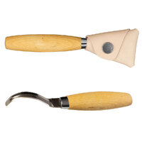 Morakniv Woodcarving 163 Hook Knife + Leather Sheath YKM13387