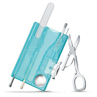 New Victorinox Swiss Army Swisscard NAILCARE , ICE BLUE , 13 Tools