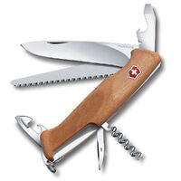 Victorinox SWISS ARMY RANGERWOOD 55 WALNUT Pocket Knife Tool 10 Functions 38020