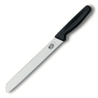 NEW VICTORINOX BREAD SERRATED EDGE KNIFE 18CM FIBROX 5.1633.18 SWITZERLAND