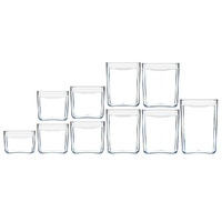 ClickClack 10 Piece Pantry Starter Pack Air Tight Containers 10pc