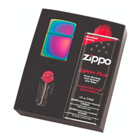 Zippo Spectrum Lighter Gift Box Set With Fluids & Flints 