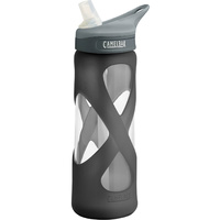 CAMELBAK EDDY GLASS .7L 700ML BPA FREE SPILL PROOF WATER BOTTLE - CHARCOAL SAVE