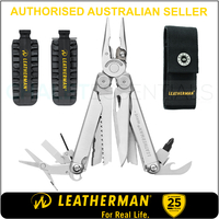 LATEST 2018 Leatherman WAVE PLUS + Multi Tool & Sheath & Bit Kit AUTH AUS DEALER