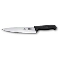 Victorinox 22cm Cooks Carving Knife Fibrox Handle - Black 5.2003.22