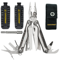 LATEST '18 Leatherman CHARGE TTI PLUS + MultiTool & Sheath & Bit Kit & Extender
