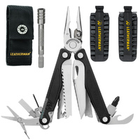 LATEST '18 Leatherman CHARGE PLUS + MultiTool & Sheath & Bit Kit & Extender
