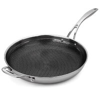 Stanley Rogers Try-Ply 32cm Nonstick Matrix Frypan S/Steel - Suits Induction