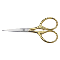 New Victorinox 9cm Gold Plated Embroidery Scissors - 8.1039.09