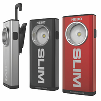 NEBO SLIM Rechargeable Pocket LED Light 500 Lumen Hook Clip Magnet