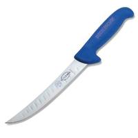 New F Dick ErgoGrip 8" / 21cm Butchers Breaking Knife W/ Kullen Edge