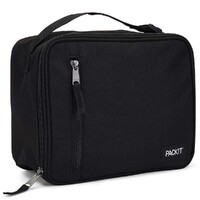 NEW PACKIT VERTICAL COOLER LUNCH BAG FREEZE AND GO - BLACK