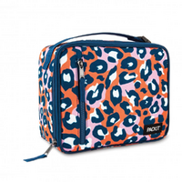 NEW PACKIT VERTICAL COOLER LUNCH BAG FREEZE AND GO - WILD LEOPARD