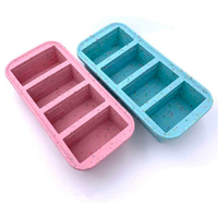 New Souper Cubes 1 Cup Freezing Tray w/ Lid , Sprinkles 2 Pack