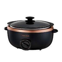 NEW MORPHY RICHARDS 6.5L SEAR AND STEW SLOW COOKER , ROSE GOLD