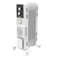 Dimplex 1.5kW Oil Column Heater w/ Timer & Turbo Fan , Arctic White OCR15TIF
