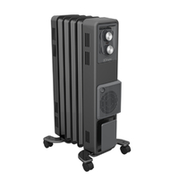 Dimplex 1.5kW Oil Free Column Heater with Thermostat & Turbo Fan , Anthracite ECR15FA