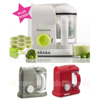 NEW BEABA BABYCOOK SOLO BABY FOOD PROCESSOR STEAM COOK BLEND + MULTI PORTION