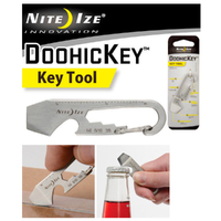 Nite Ize DoohicKey Multi-Tool Stainless Bottle Opener , Screwdriver , Carabiner , Wrench