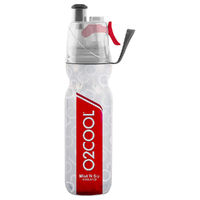 02Cool Mist 'N Sip 530ml 18oz Arctic Squeeze Drink Bottle BPA Free - RED