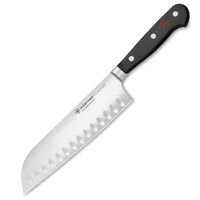 New 4183-7W Wusthof Classic Granton Santoku Knife 17cm Chef Hollow Edge