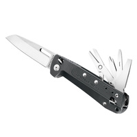 LEATHERMAN FREE K4 MULTI-TOOL & POCKET KNIFE , 9 TOOLS GREY