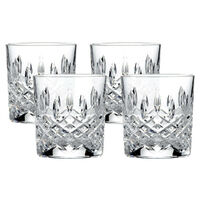 Royal Doulton Highclere Premium Crystal Whiskey Tumbler 300ml , Set Of 4 Glasses