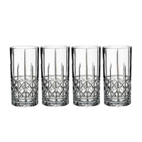 Marquis By Waterford Brady Crystalline Hi Ball Glasses 443ml , Set Of 4