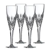 Royal Doulton Highclere Premium Crystal Champagne Flute 150ml , Set Of 4 Glasses