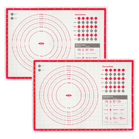 NEW OXO GOOD GRIPS SILICONE PASTRY MAT - SET OF 2