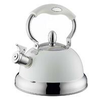 TYPHOON LIVING STOVE OTTO WHISTLING KETTLE 2L SUITS ALL COOK TOPS - WHITE