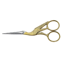 Victorinox Stork Embroidery Scissors Gold Plated 9cm , 8.1040.09