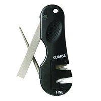 NEW ACCUSHARP 4 IN 1 KNIFE & TOOL SHARPENER , BLACK