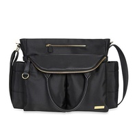 SKIP HOP CHELSEA DOWNTOWN CHIC NAPPY DIAPER SATCHEL BAG BLACK 