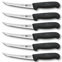 New VICTORINOX 6 x BONING 6" 15cm Curved Narrow Knives Knife 5.6603.15